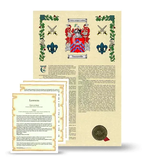 Tourneville Armorial History and Symbolism package