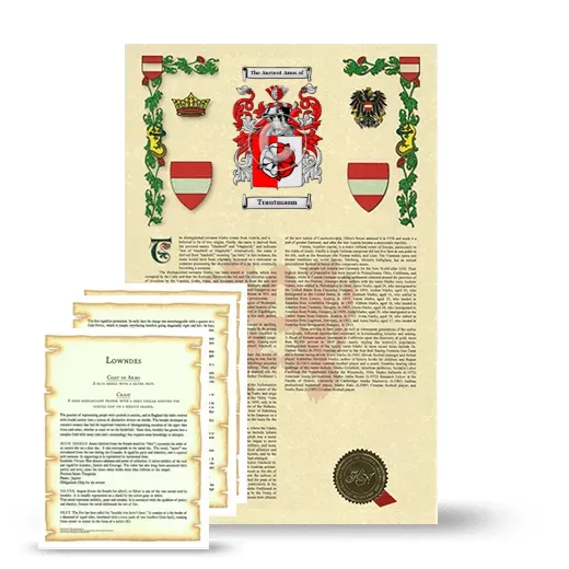 Trautmann Armorial History and Symbolism package