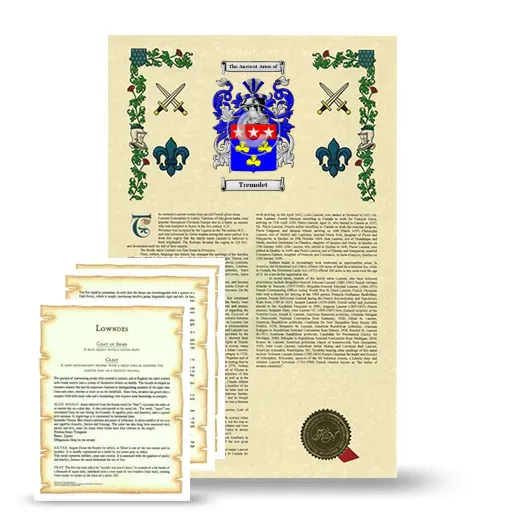 Tremolet Armorial History and Symbolism package
