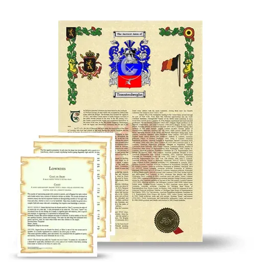 Troostenberghe Armorial History and Symbolism package