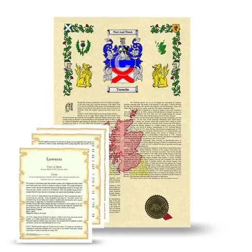 Tweedie Armorial History and Symbolism package