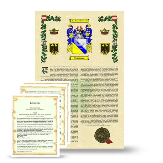 Uckerman Armorial History and Symbolism package
