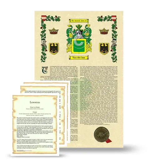 Van-der-laar Armorial History and Symbolism package