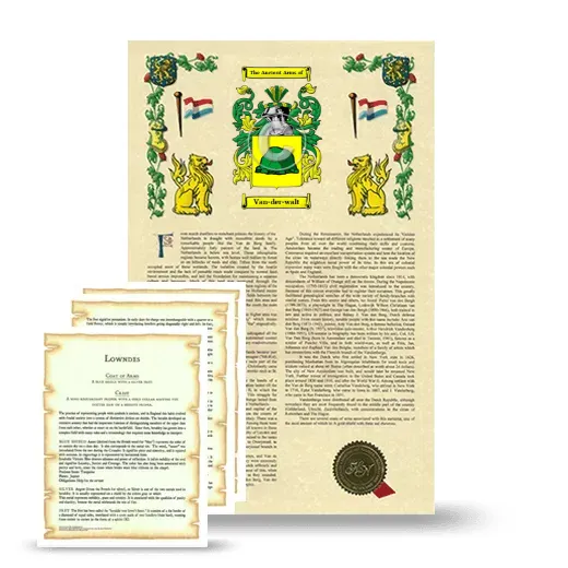 Van-der-walt Armorial History and Symbolism package