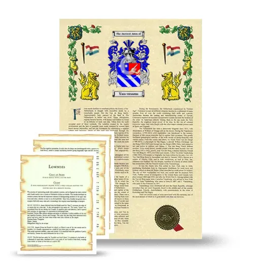 Van-vessem Armorial History and Symbolism package