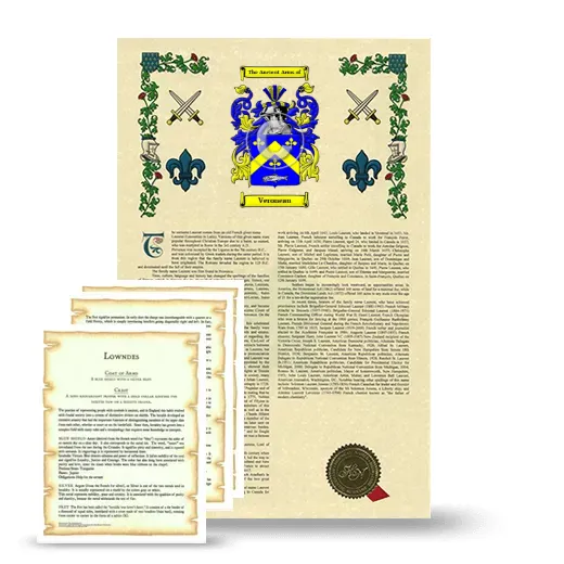 Veroneau Armorial History and Symbolism package