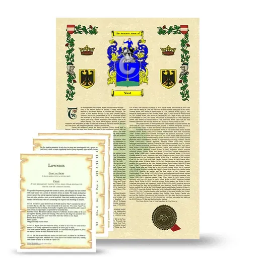 Vest Armorial History and Symbolism package