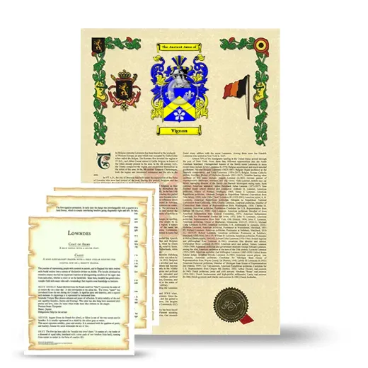Vignon Armorial History and Symbolism package