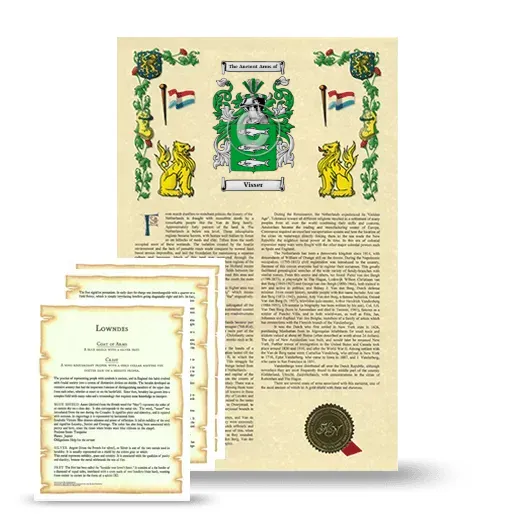 Visser Armorial History and Symbolism package