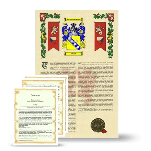 Viteck Armorial History and Symbolism package
