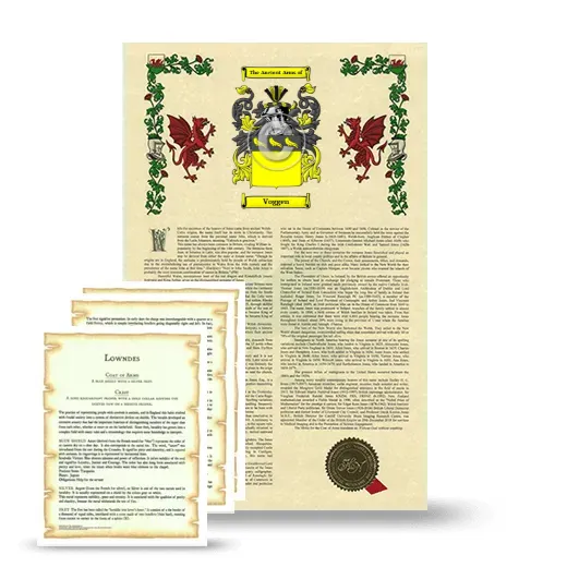 Voggen Armorial History and Symbolism package