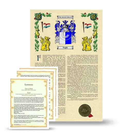 Voght Armorial History and Symbolism package