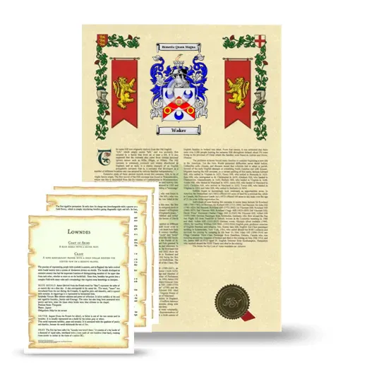 Waker Armorial History and Symbolism package