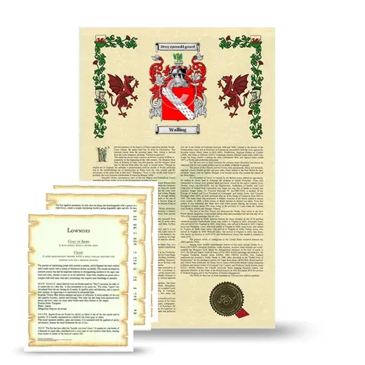 Walling Armorial History and Symbolism package