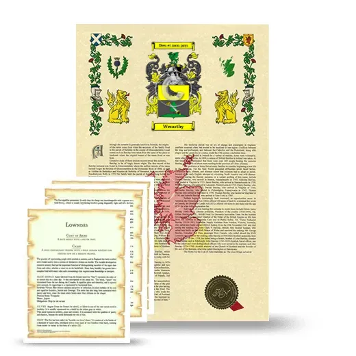 Werarthy Armorial History and Symbolism package