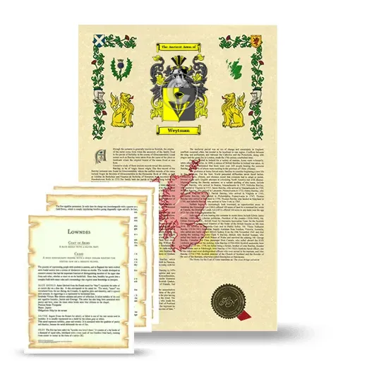 Weytman Armorial History and Symbolism package