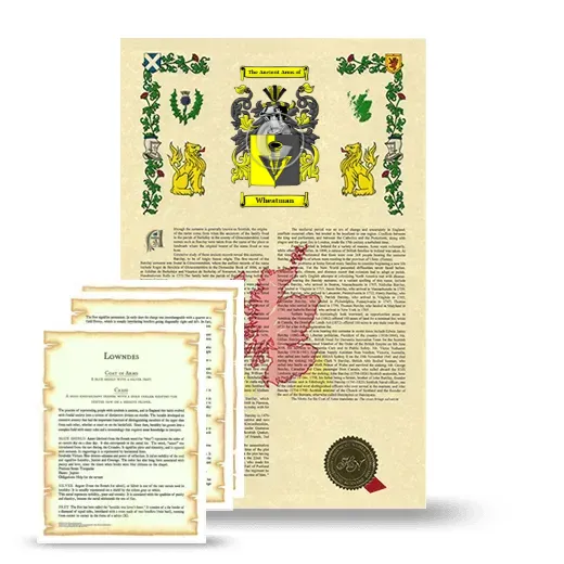 Wheatman Armorial History and Symbolism package
