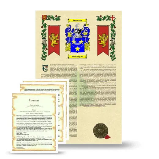Whitington Armorial History and Symbolism package