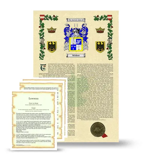 Wickert Armorial History and Symbolism package