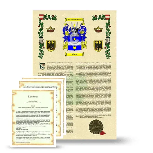 Wiese Armorial History and Symbolism package