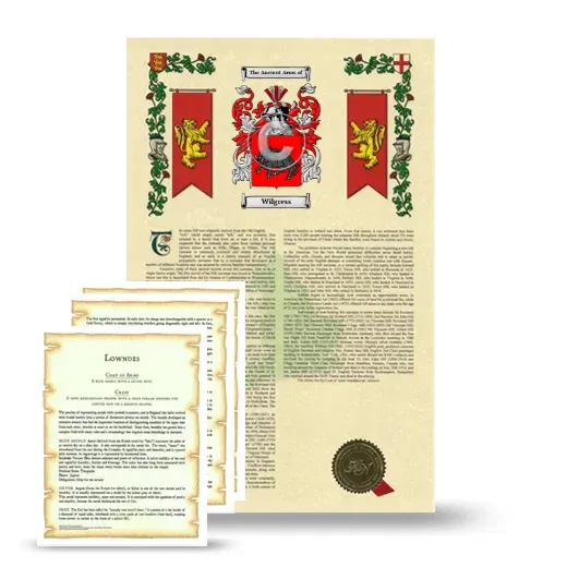 Wilgress Armorial History and Symbolism package