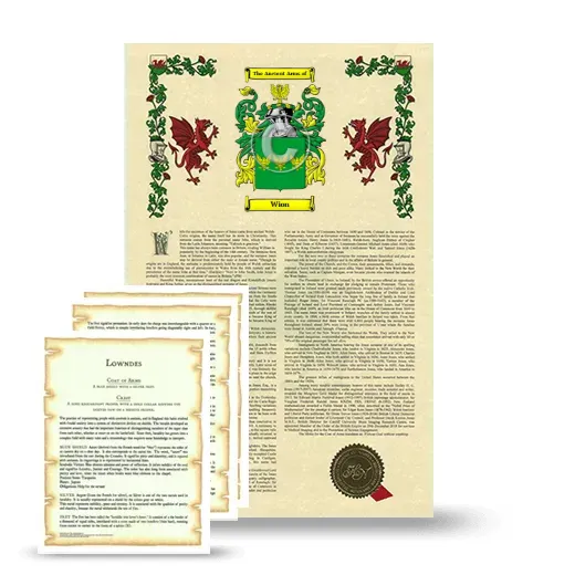 Wion Armorial History and Symbolism package
