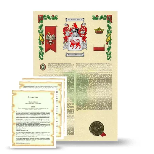 Wozniakiewicz Armorial History and Symbolism package