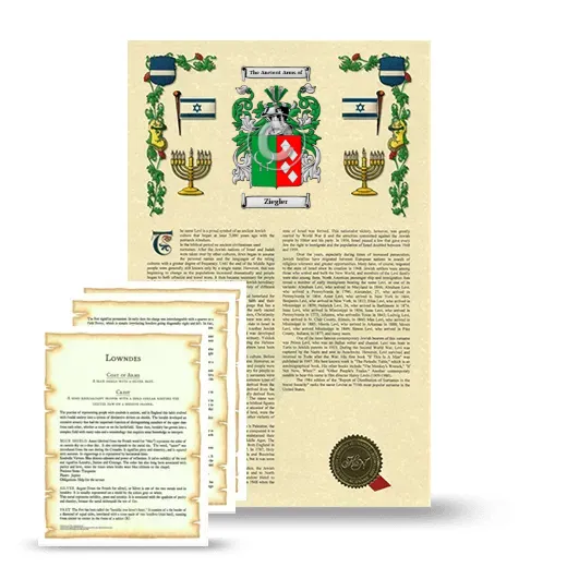 Ziegler Armorial History and Symbolism package