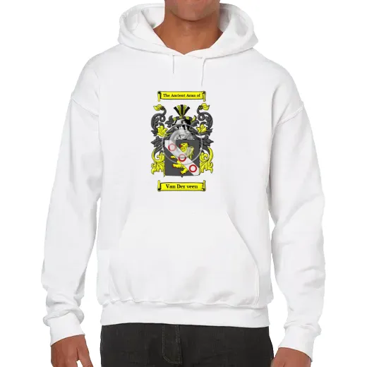 Van Der veen Unisex Coat of Arms Hooded Sweatshirt