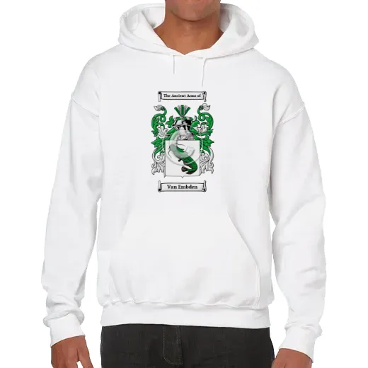 Van Embden Unisex Coat of Arms Hooded Sweatshirt