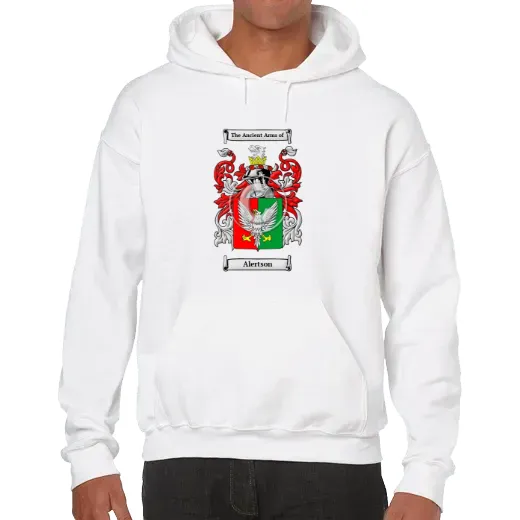 Alertson Unisex Coat of Arms Hooded Sweatshirt