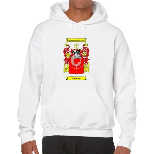 Amherst Unisex Coat of Arms Hooded Sweatshirt