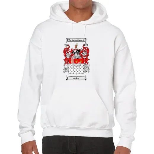 Aning Unisex Coat of Arms Hooded Sweatshirt