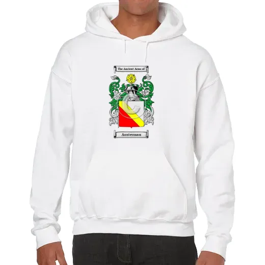 Austerman Unisex Coat of Arms Hooded Sweatshirt