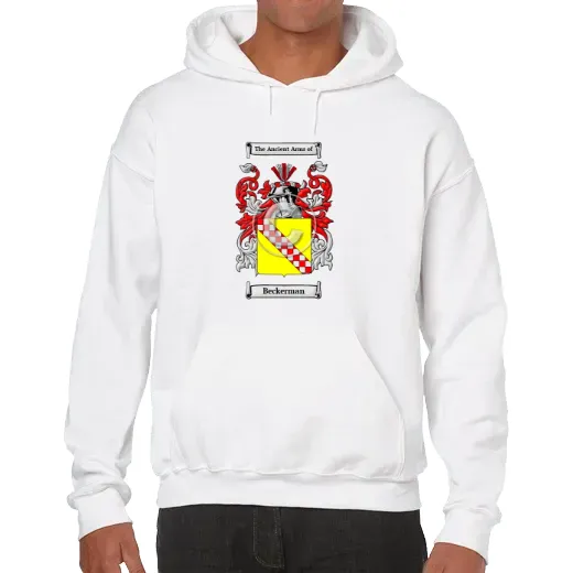 Beckerman Unisex Coat of Arms Hooded Sweatshirt