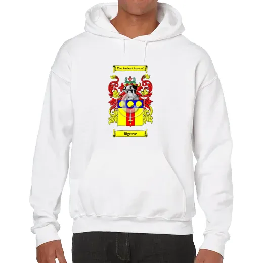 Bigrove Unisex Coat of Arms Hooded Sweatshirt