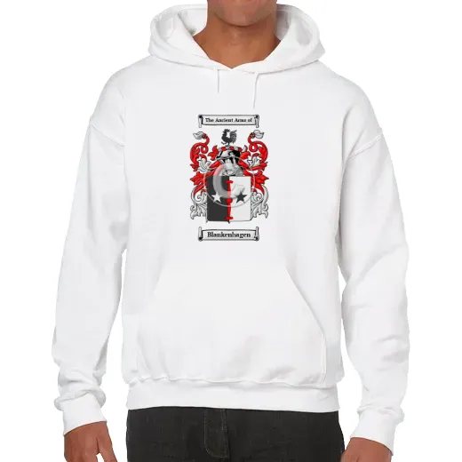 Blankenhagen Unisex Coat of Arms Hooded Sweatshirt
