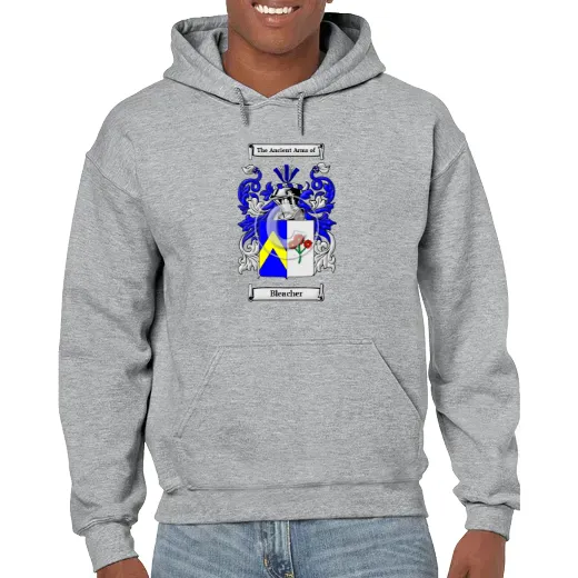 Bleacher Grey Unisex Coat of Arms Hooded Sweatshirt