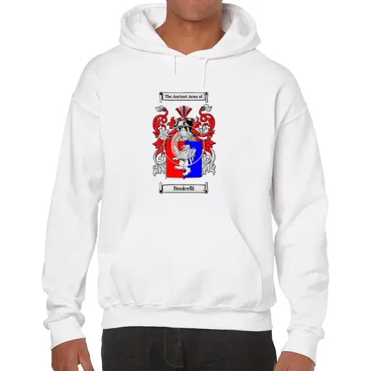 Bonicelli Unisex Coat of Arms Hooded Sweatshirt