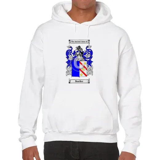 Borcker Unisex Coat of Arms Hooded Sweatshirt