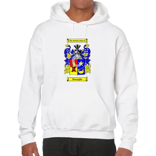 Boscaglia Unisex Coat of Arms Hooded Sweatshirt