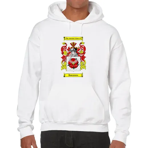 Boscawen Unisex Coat of Arms Hooded Sweatshirt