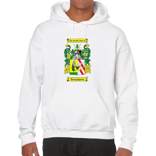 Bourguignon Unisex Coat of Arms Hooded Sweatshirt