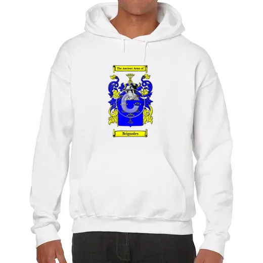 Brignoles Unisex Coat of Arms Hooded Sweatshirt