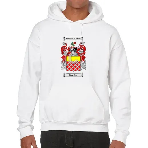 Brogden Unisex Coat of Arms Hooded Sweatshirt