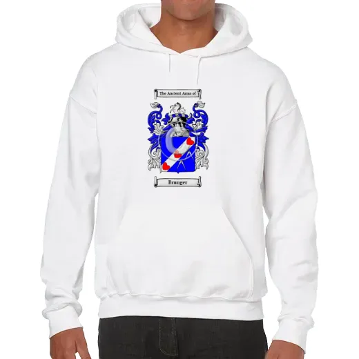 Brunger Unisex Coat of Arms Hooded Sweatshirt