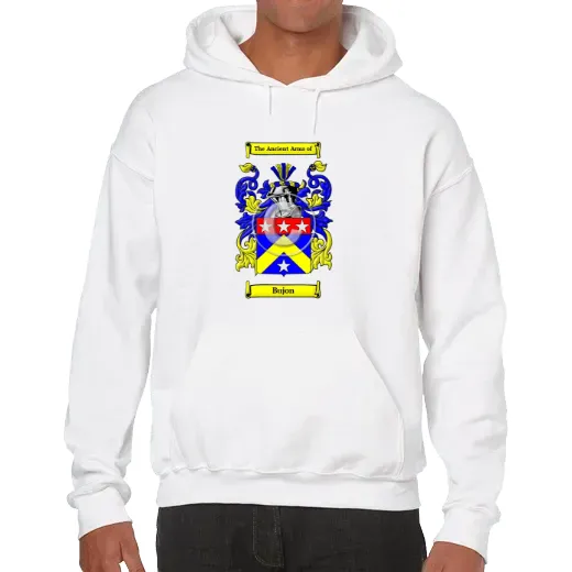 Bujon Unisex Coat of Arms Hooded Sweatshirt