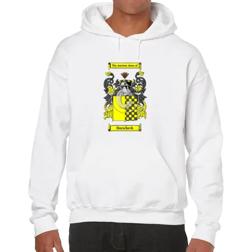 Burscheck Unisex Coat of Arms Hooded Sweatshirt