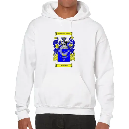 Carosiello Unisex Coat of Arms Hooded Sweatshirt