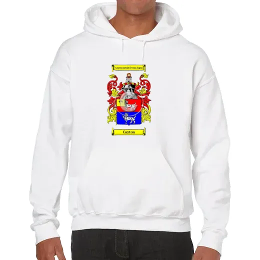 Cayton Unisex Coat of Arms Hooded Sweatshirt